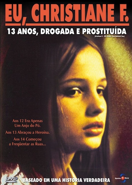 Capa do filme "Eu, Christiane F., 13 Anos, Drogada e Prostituída"
